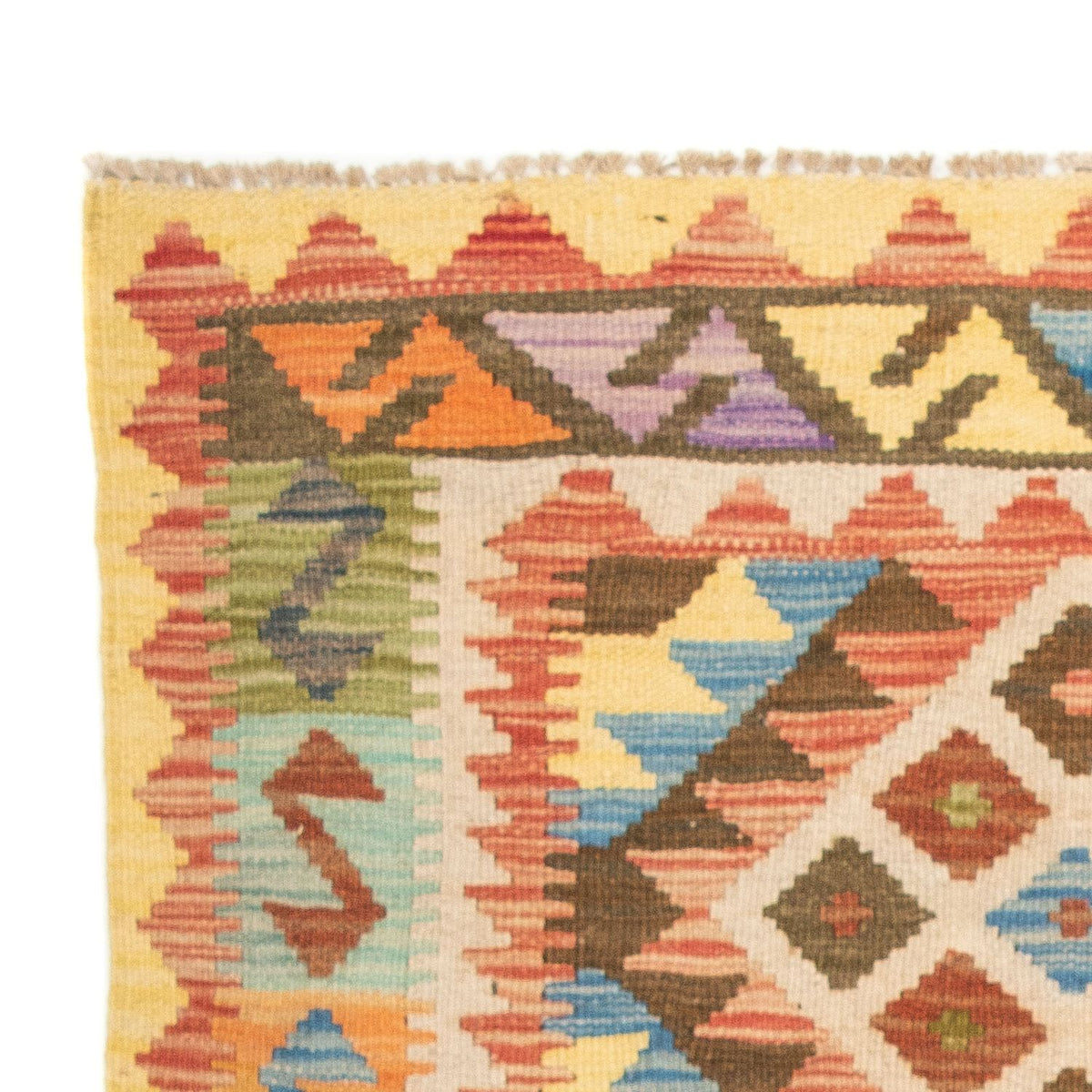 Kelim Carpet - Splash - 124 x 86 cm - flerfarvet