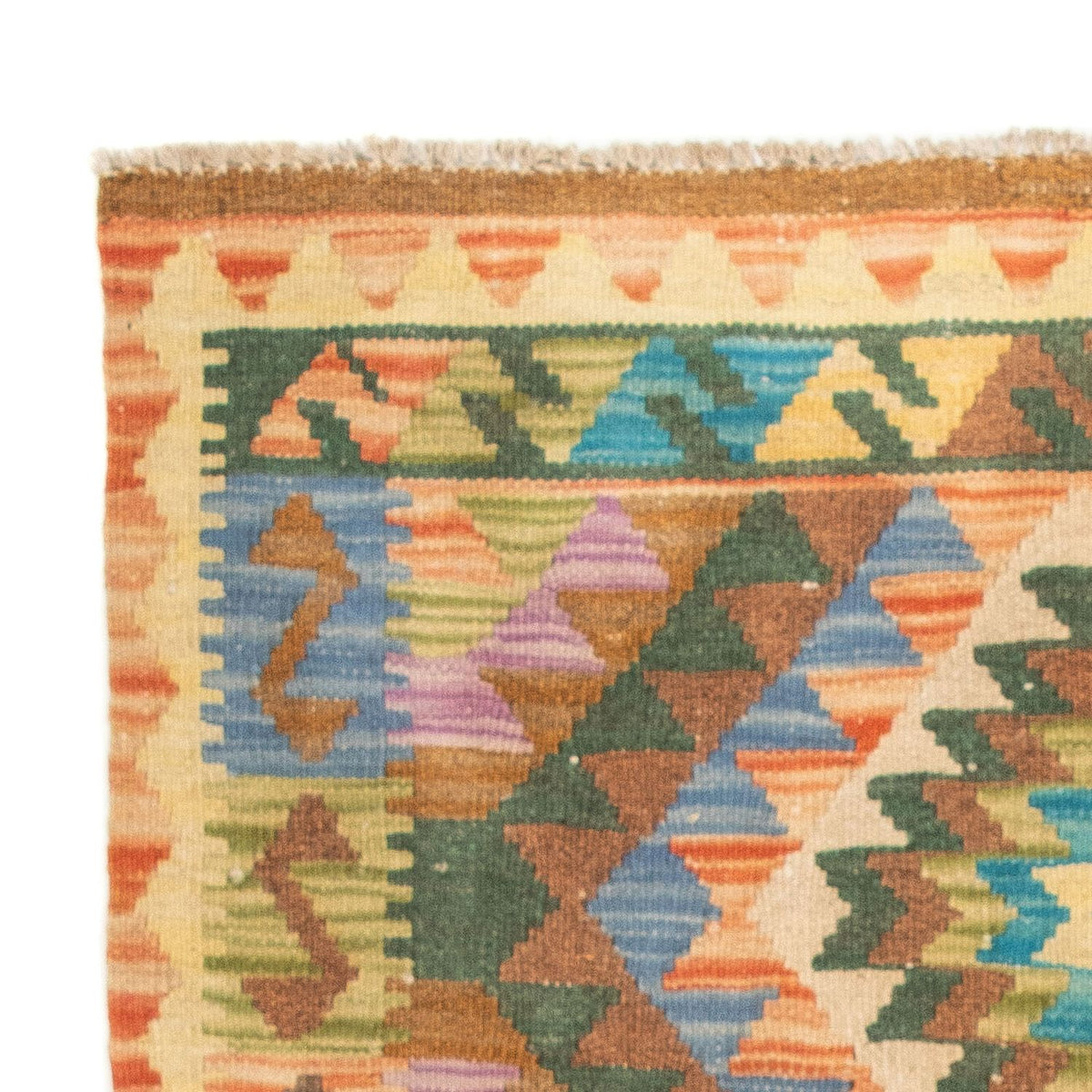 Kelim Carpet - Splash - 125 x 80 cm - flerfarvet