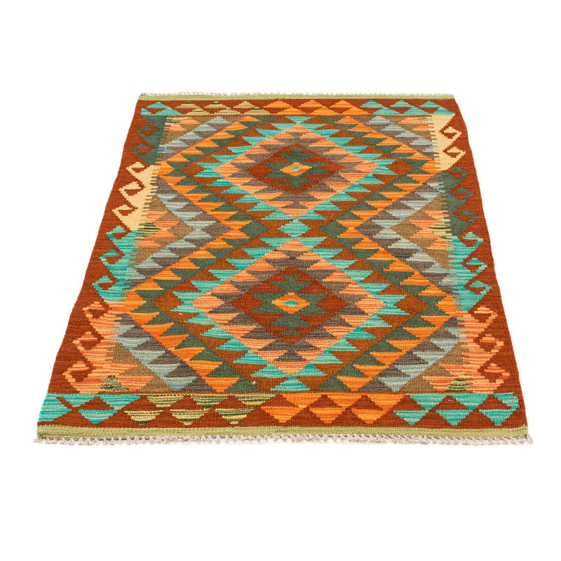 Kelim Carpet - Splash - 125 x 80 cm - flerfarvet