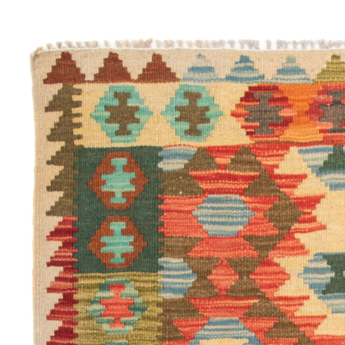Kelim Carpet - Splash - 125 x 80 cm - flerfarvet