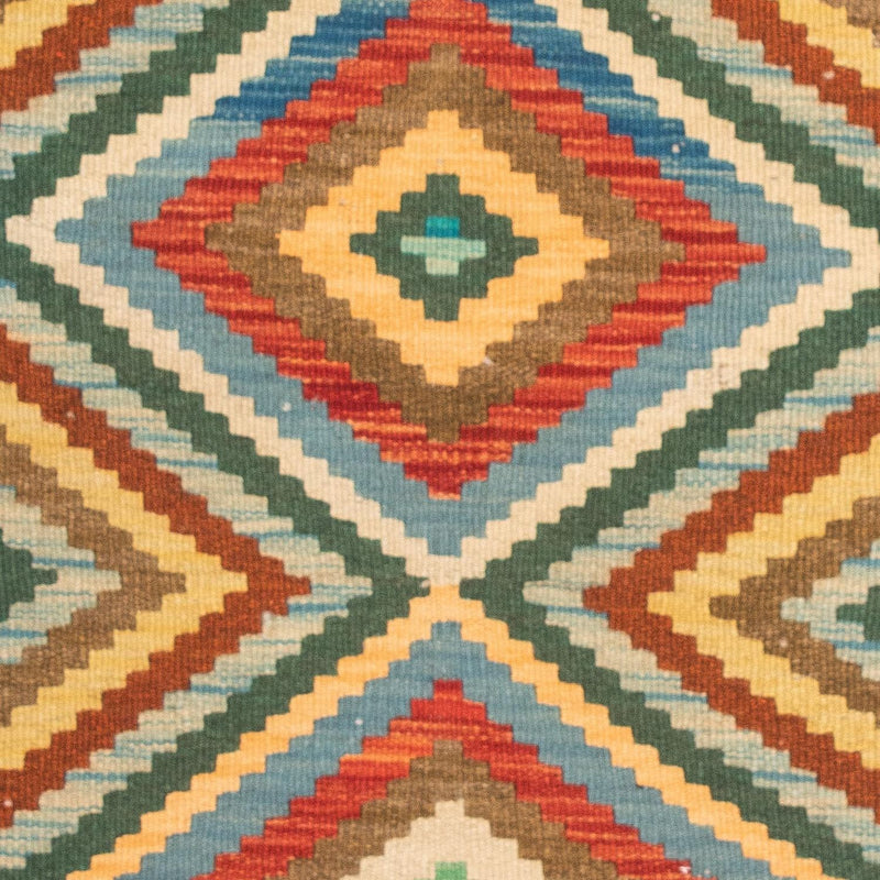 Kelim Carpet - Splash - 125 x 80 cm - flerfarvet