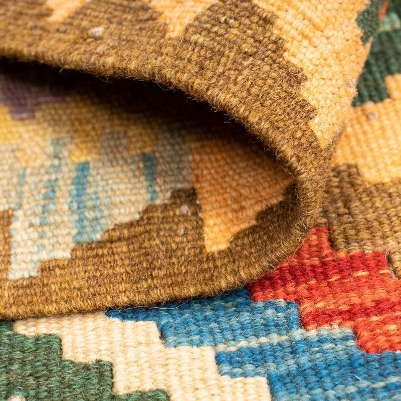 Kelim Carpet - Splash - 125 x 80 cm - flerfarvet
