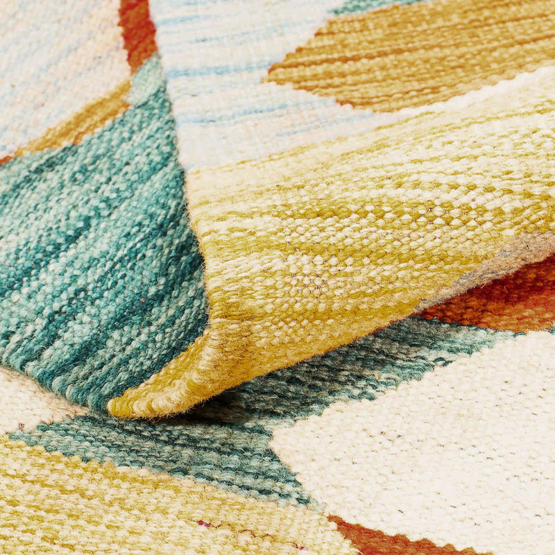 Kelim Carpet - Splash - 244 x 170 cm - flerfarvet