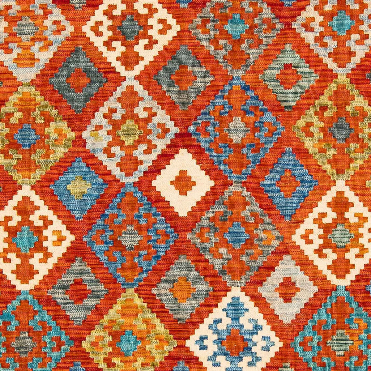 Kelim Carpet - Splash - 226 x 170 cm - flerfarvet