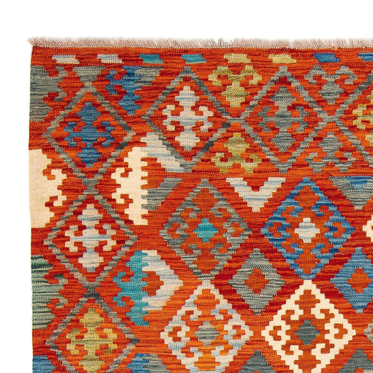Kelim Carpet - Splash - 226 x 170 cm - flerfarvet