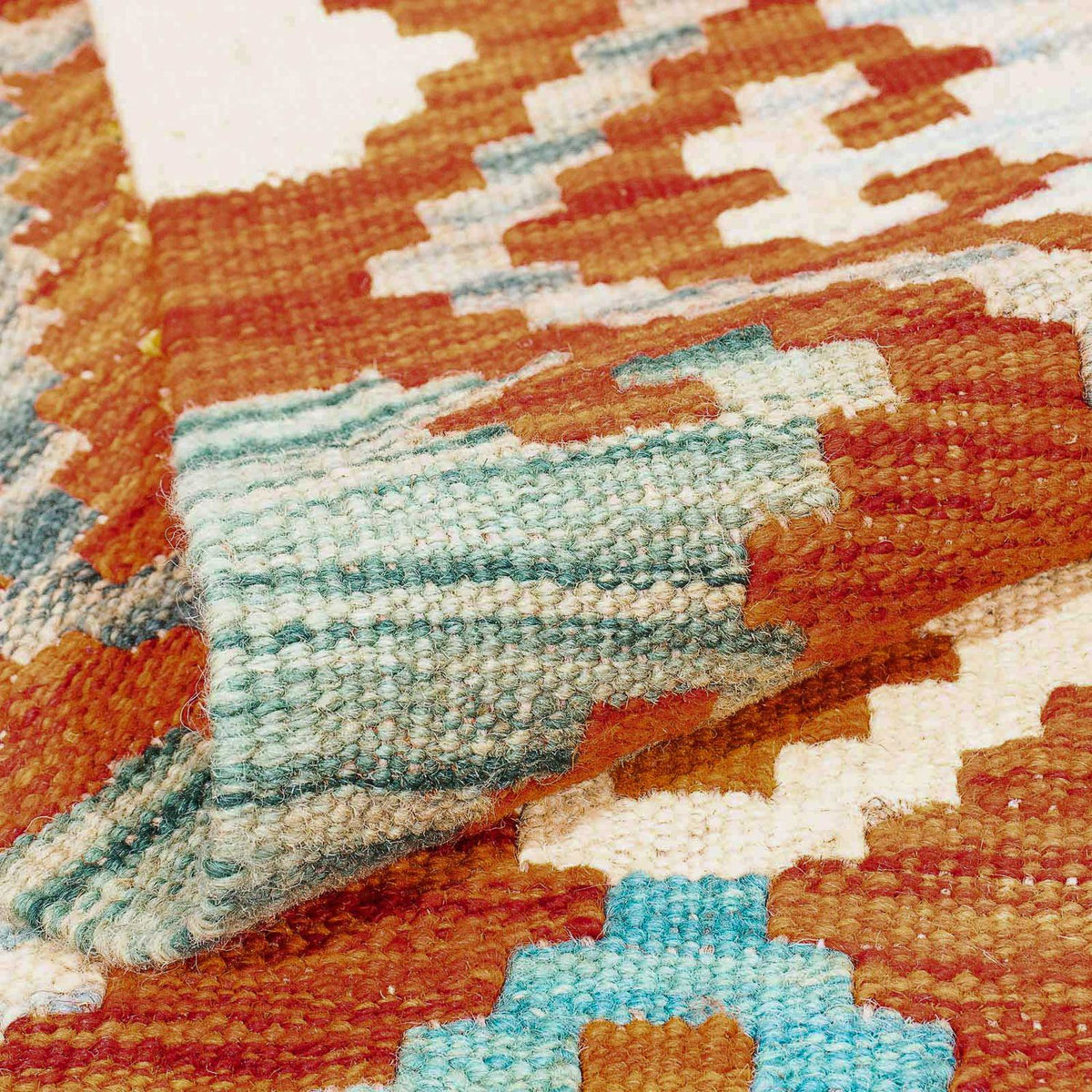 Kelim Carpet - Splash - 226 x 170 cm - flerfarvet
