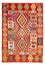 Kelim Carpet - Splash - 236 x 170 cm - flerfarvet