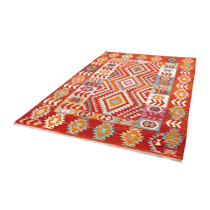 Kelim Carpet - Splash - 236 x 170 cm - flerfarvet