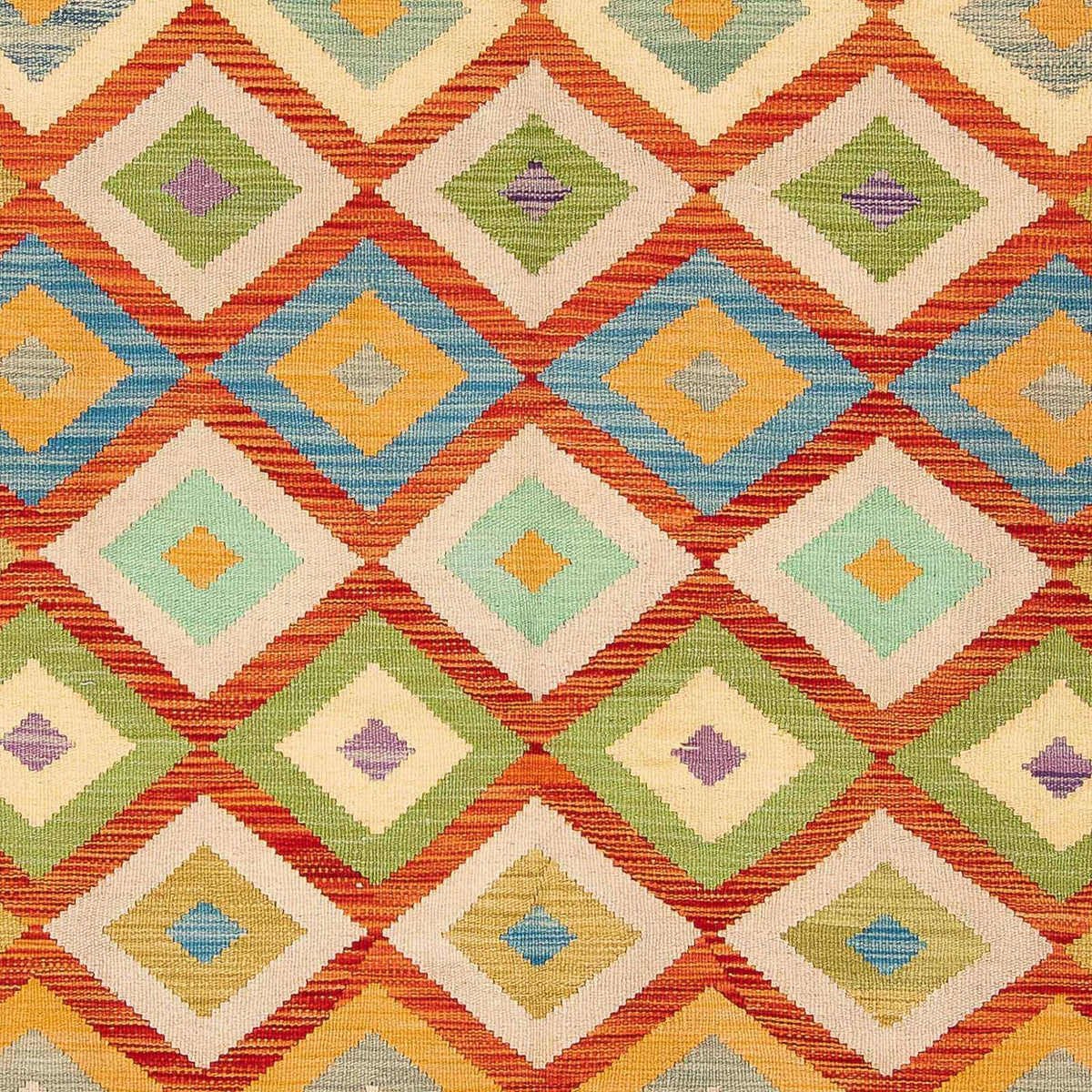 Kelim Carpet - Splash - 241 x 171 cm - flerfarvet