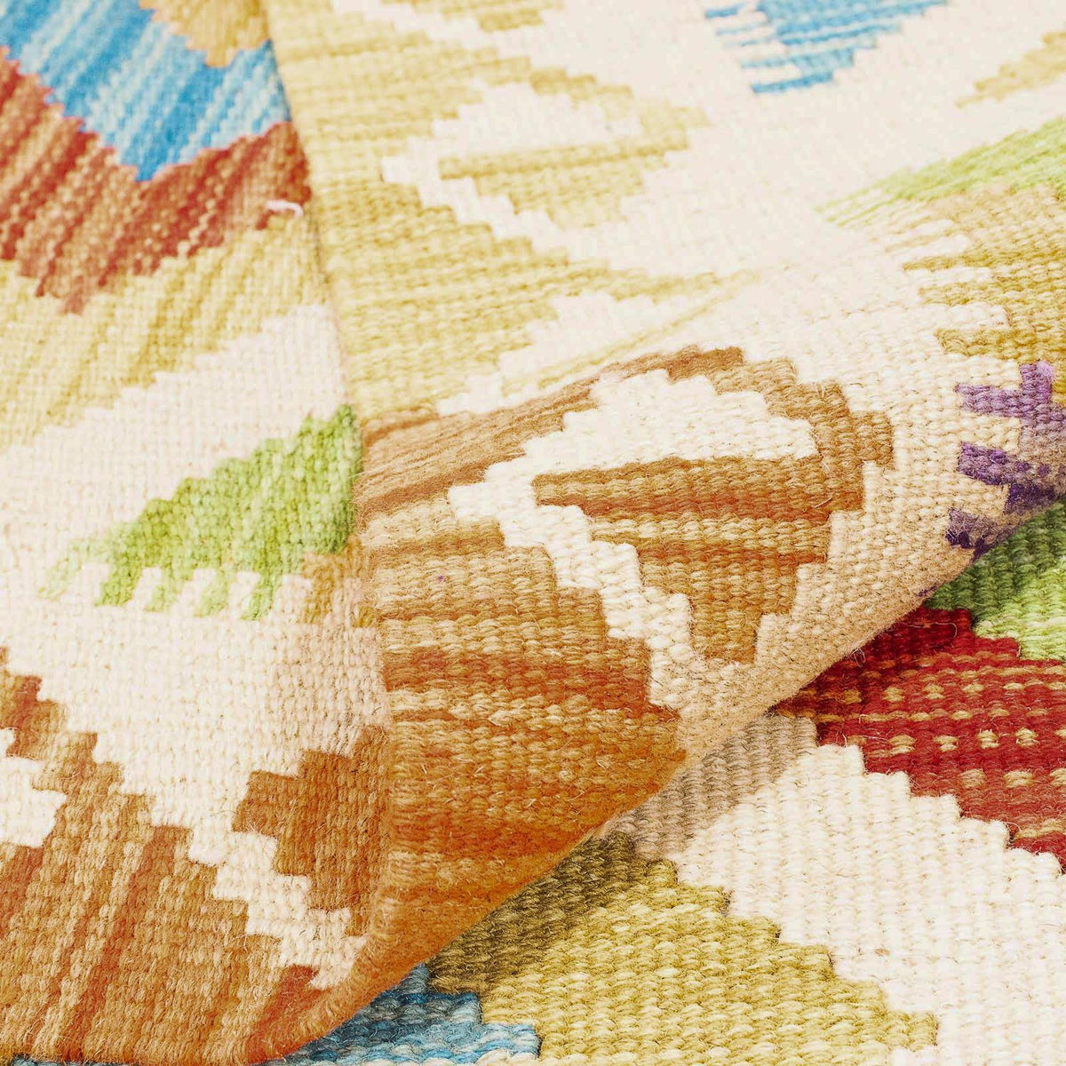 Kelim Carpet - Splash - 241 x 171 cm - flerfarvet