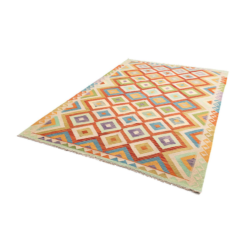 Kelim Carpet - Splash - 241 x 171 cm - flerfarvet