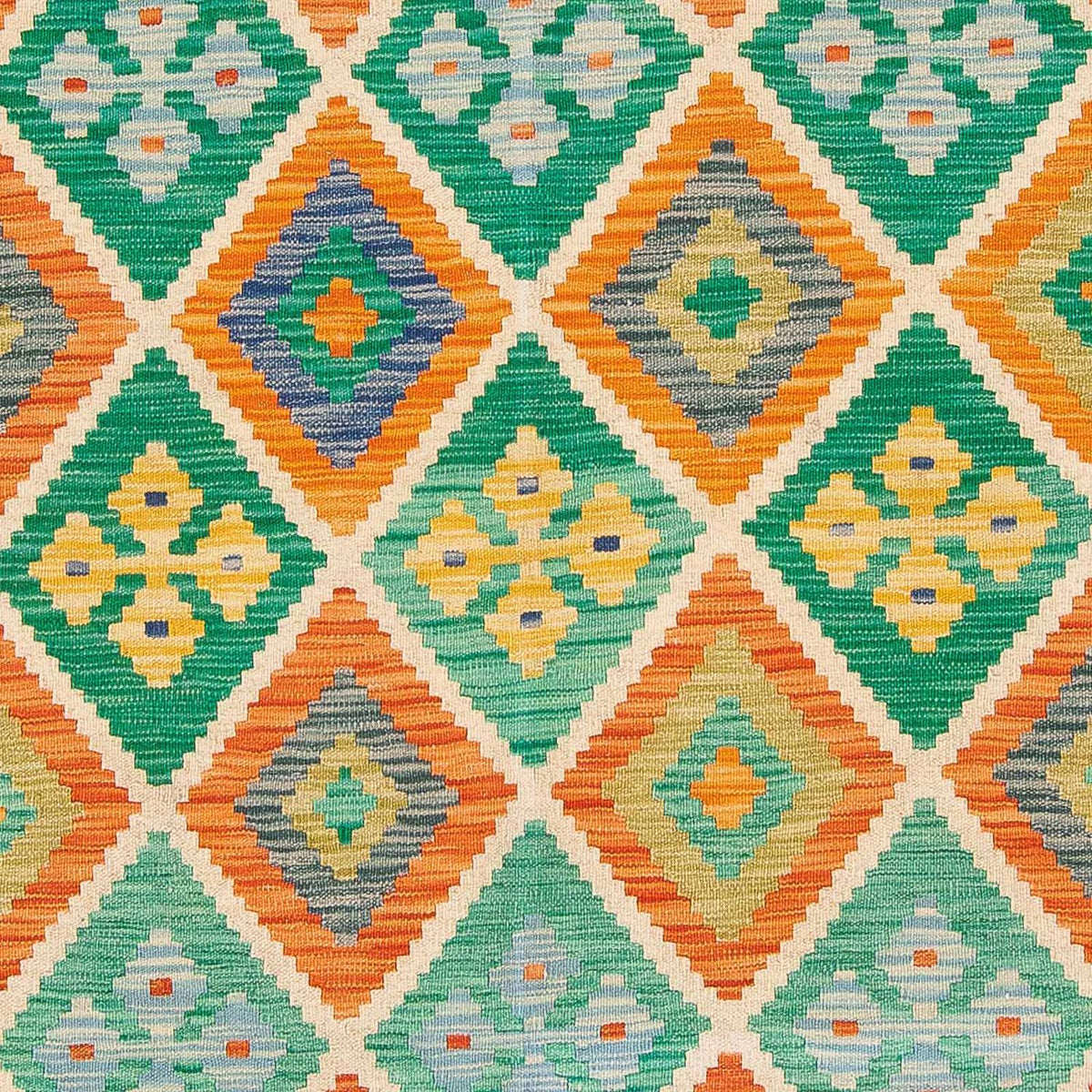 Kelim Carpet - Splash - 245 x 185 cm - flerfarvet