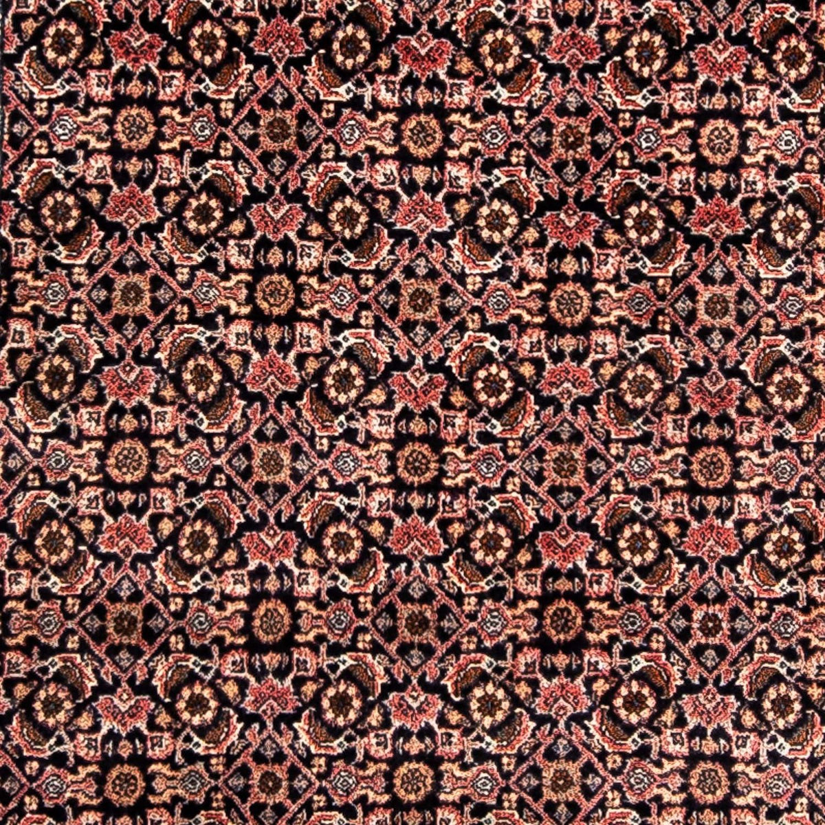 Løber Persisk tæppe - Bijar - 297 x 90 cm - lysrød