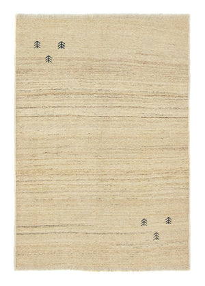 Gabbeh-tæppe - Persisk - 157 x 110 cm - beige