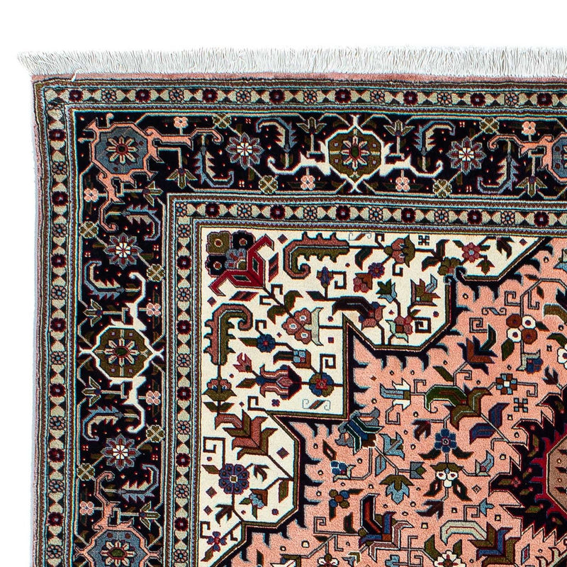 Persisk tæppe - Tabriz - Premium - 202 x 147 cm - lysrød