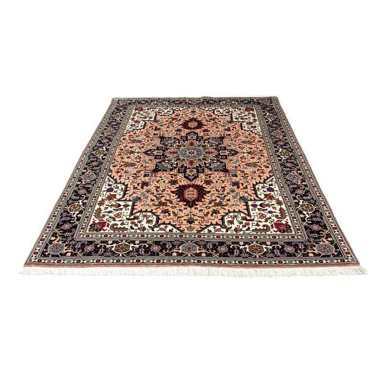 Persisk tæppe - Tabriz - Premium - 202 x 147 cm - lysrød