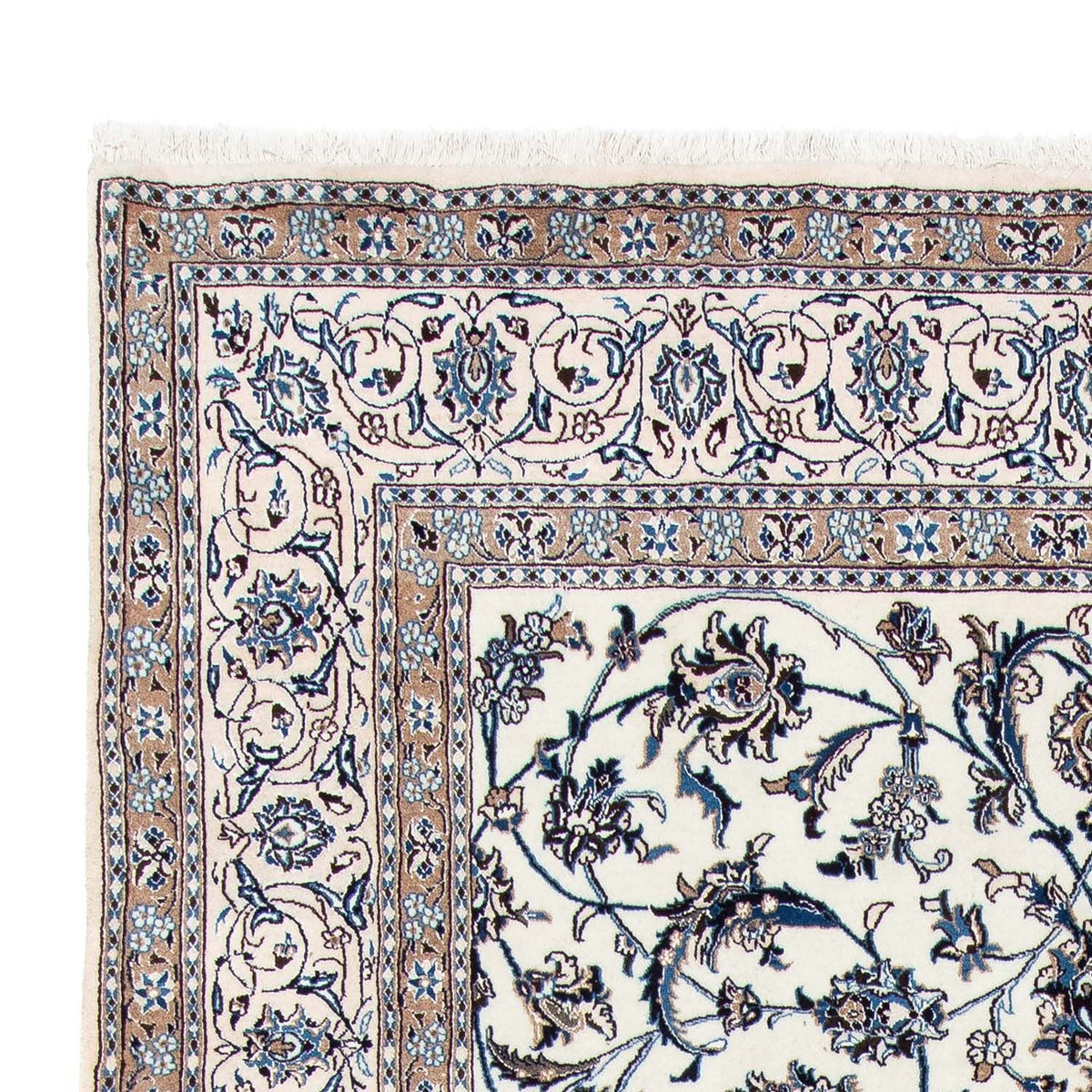 Persisk tæppe - Nain - Royal - 292 x 206 cm - beige