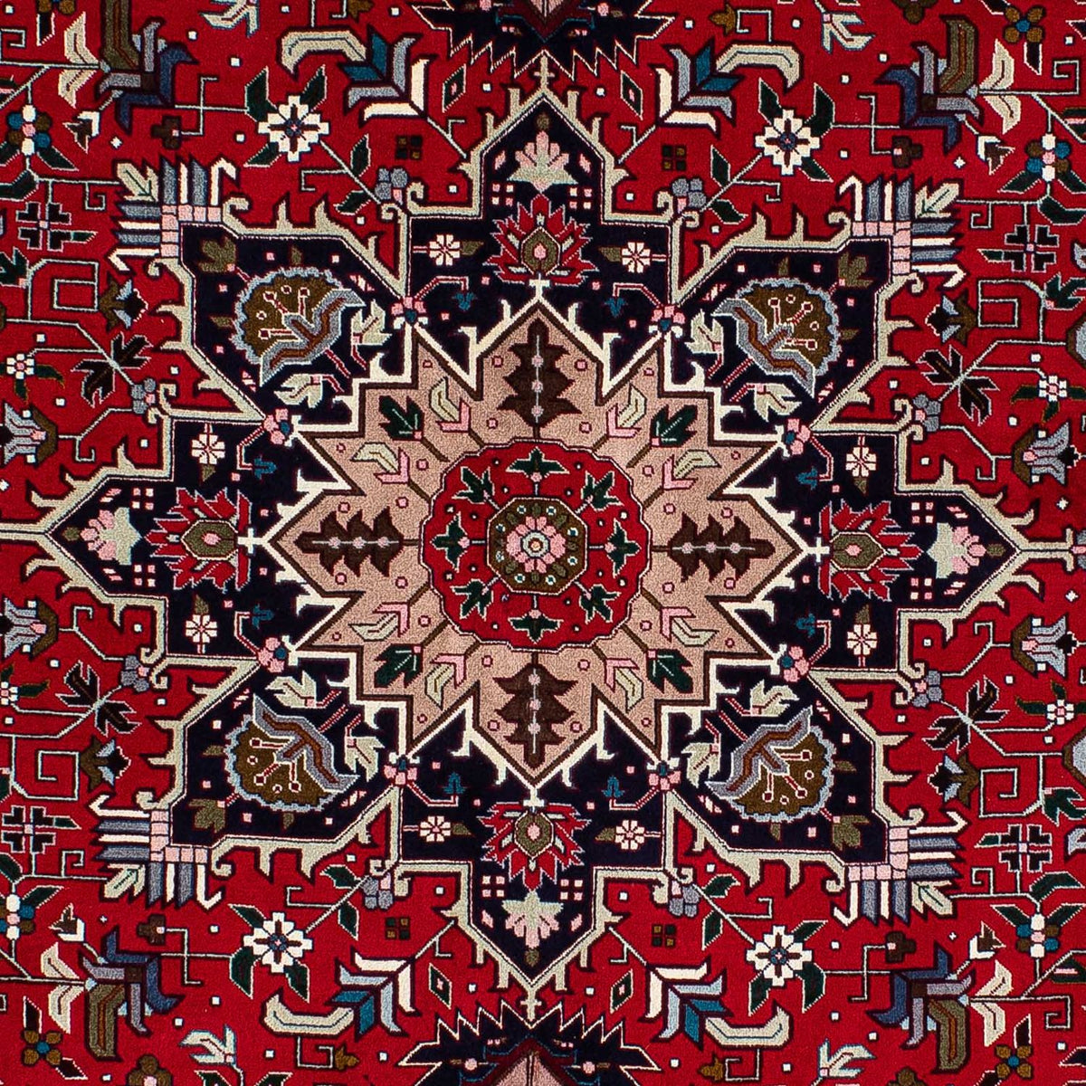 Persisk tæppe - Tabriz - Royal - 200 x 153 cm - rød