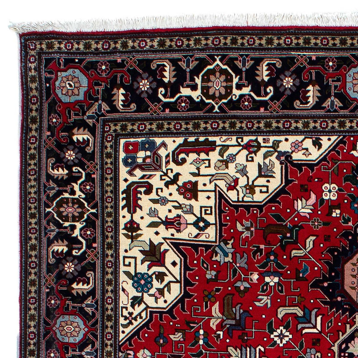 Persisk tæppe - Tabriz - Royal - 200 x 153 cm - rød