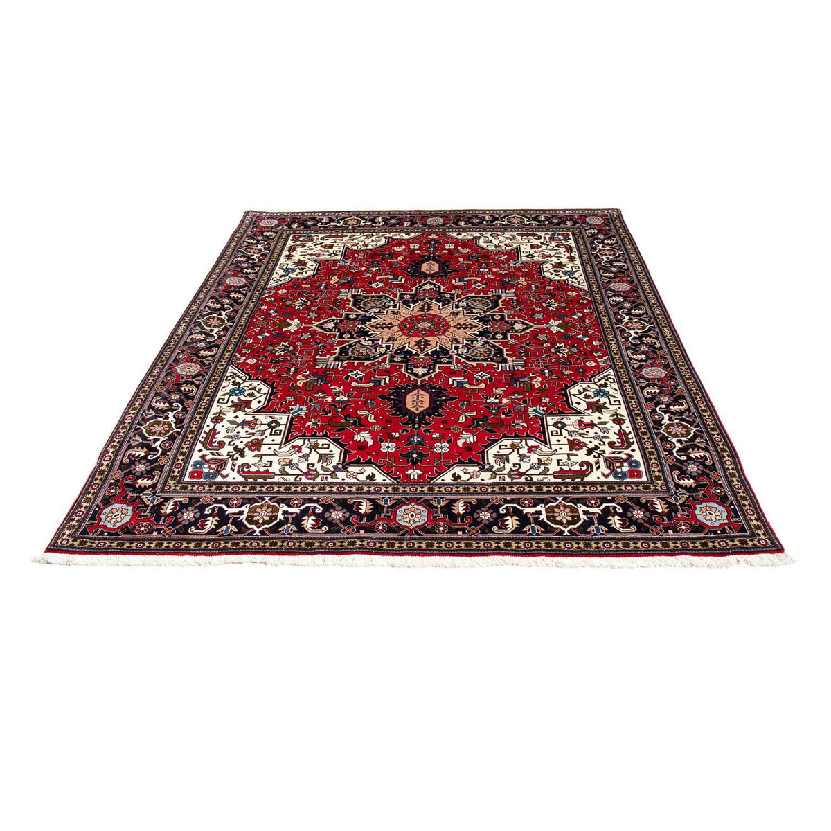 Persisk tæppe - Tabriz - Royal - 200 x 153 cm - rød