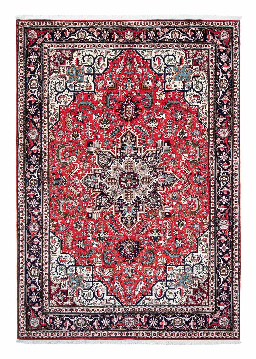 Persisk tæppe - Tabriz - Royal - 315 x 205 cm - rød