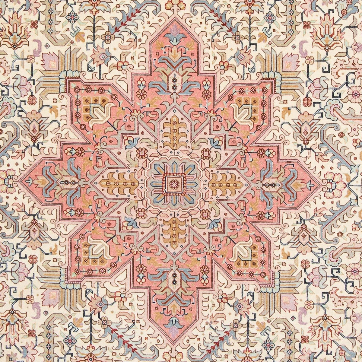 Persisk tæppe - Tabriz - Royal - 323 x 200 cm - beige