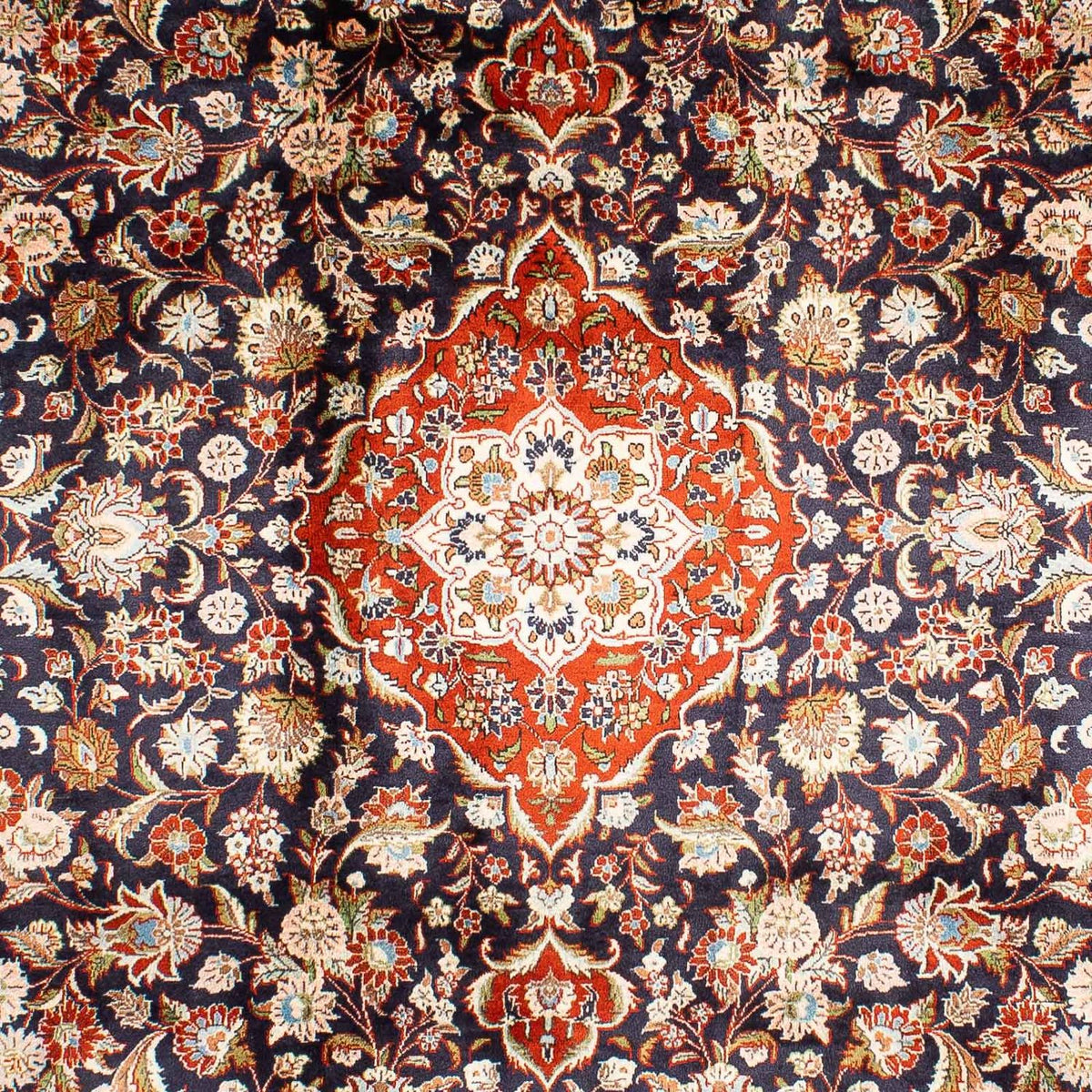 Persisk tæppe - Classic - 297 x 210 cm - mørkeblå