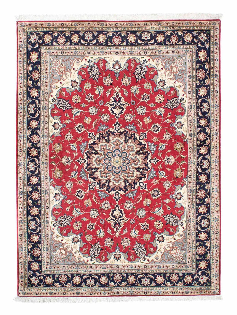 Persisk tæppe - Tabriz - 207 x 150 cm - rød