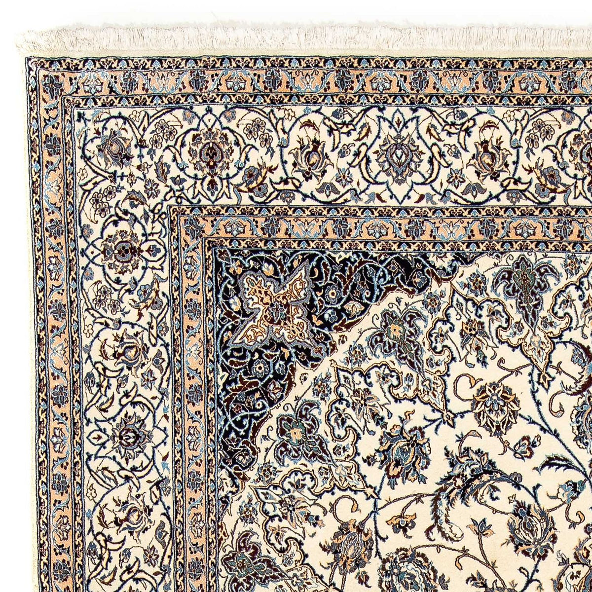 Persisk tæppe - Nain - Premium - 307 x 197 cm - beige