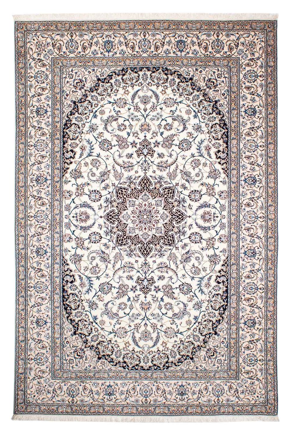 Persisk tæppe - Nain - Premium - 262 x 177 cm - beige