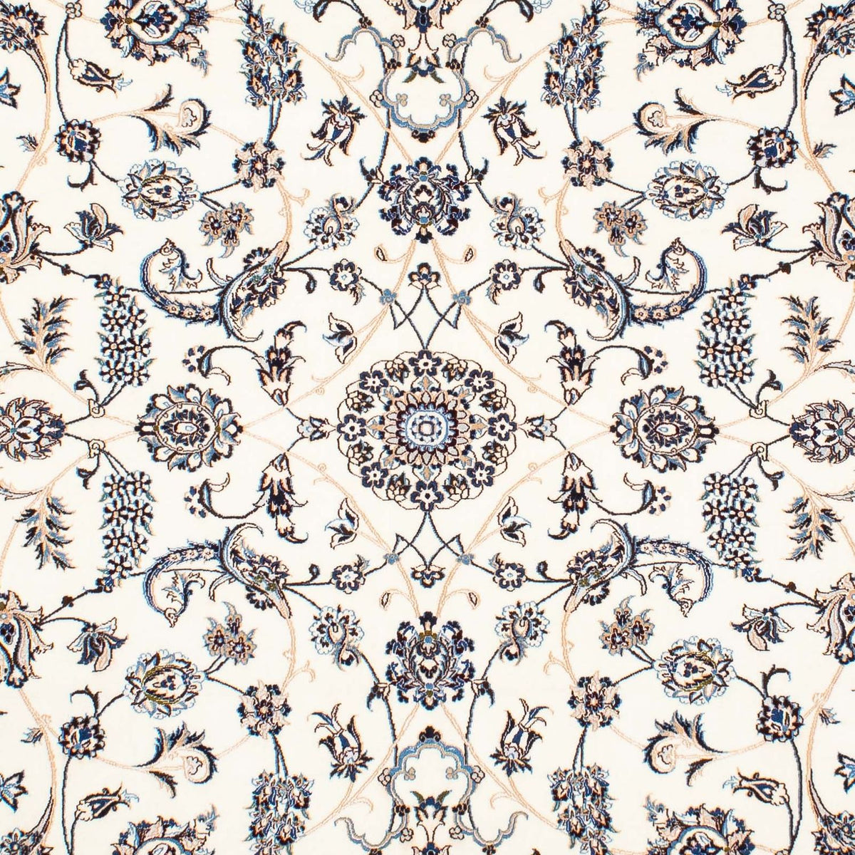 Persisk tæppe - Nain - Premium - 255 x 172 cm - beige