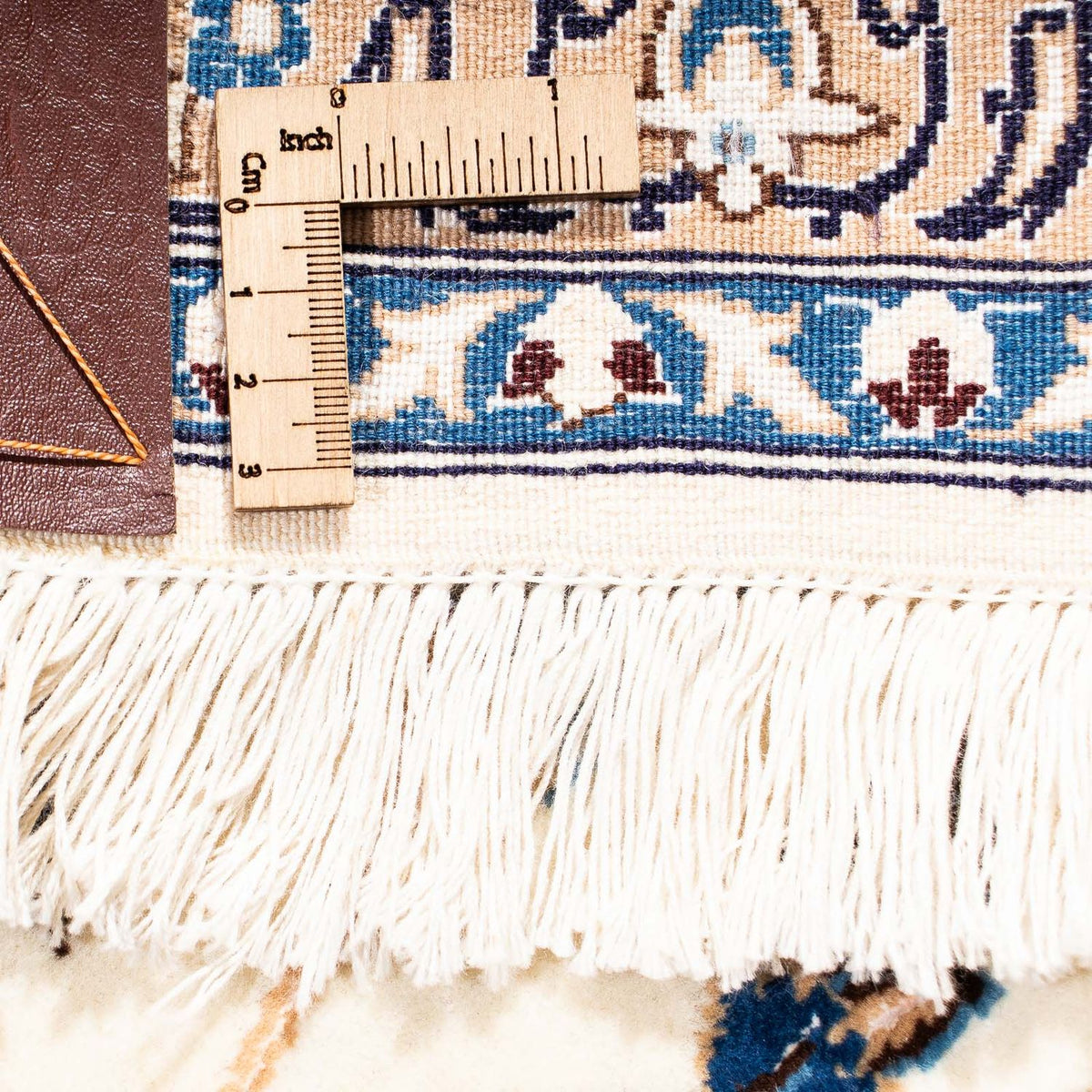 Persisk tæppe - Nain - Premium - 255 x 172 cm - beige