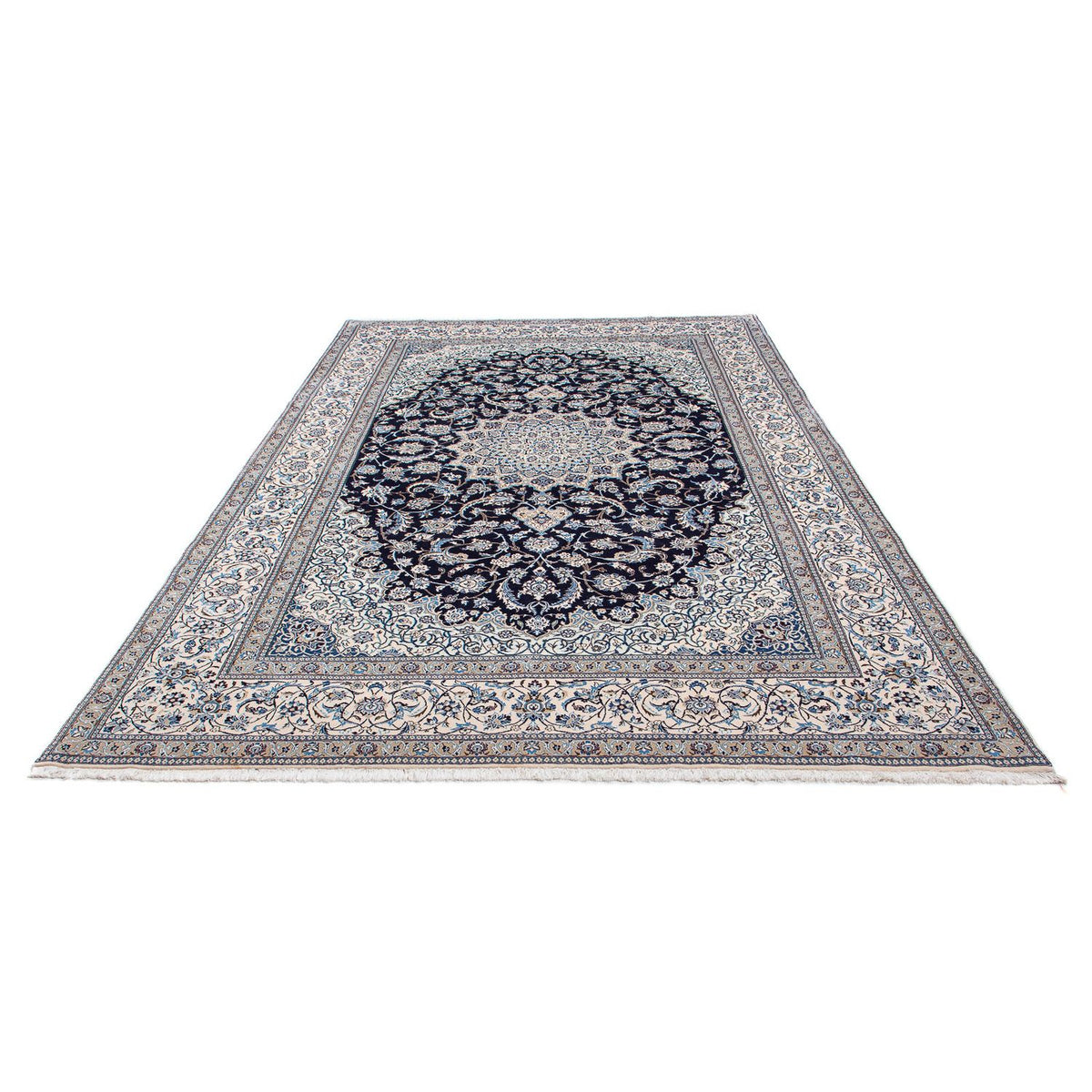 Persisk tæppe - Nain - Premium - 316 x 200 cm - beige