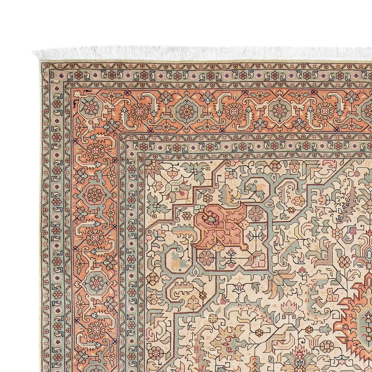 Persisk tæppe - Tabriz - Royal - 302 x 205 cm - beige