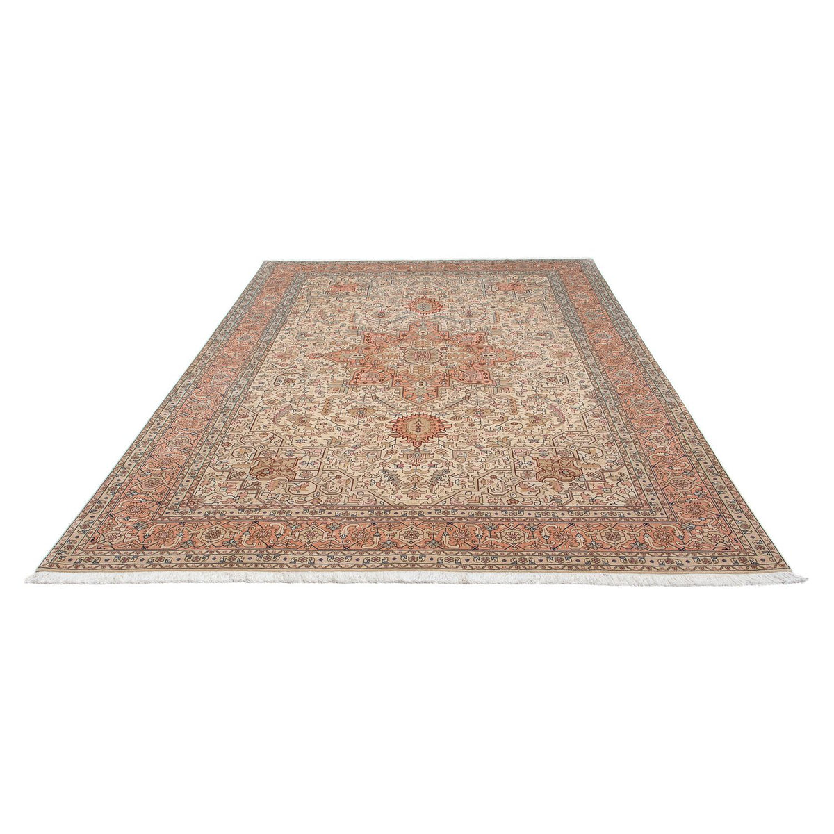 Persisk tæppe - Tabriz - Royal - 302 x 205 cm - beige