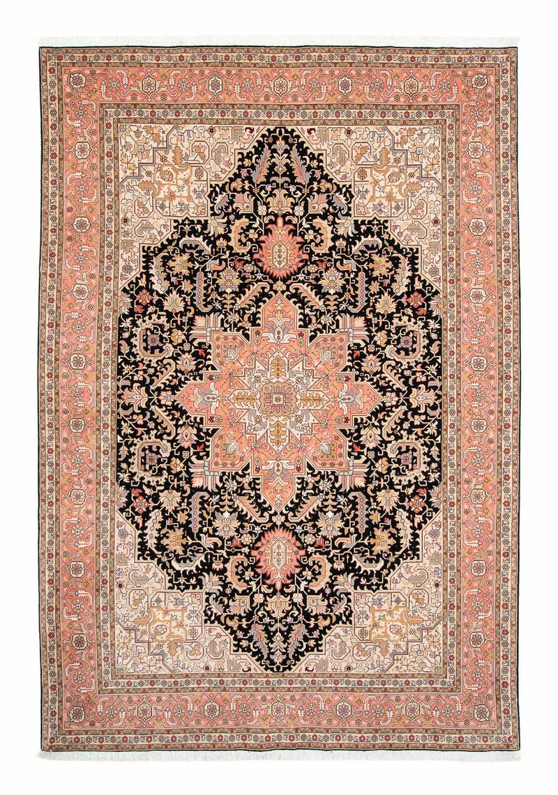 Persisk tæppe - Tabriz - Royal - 311 x 204 cm - mørkeblå