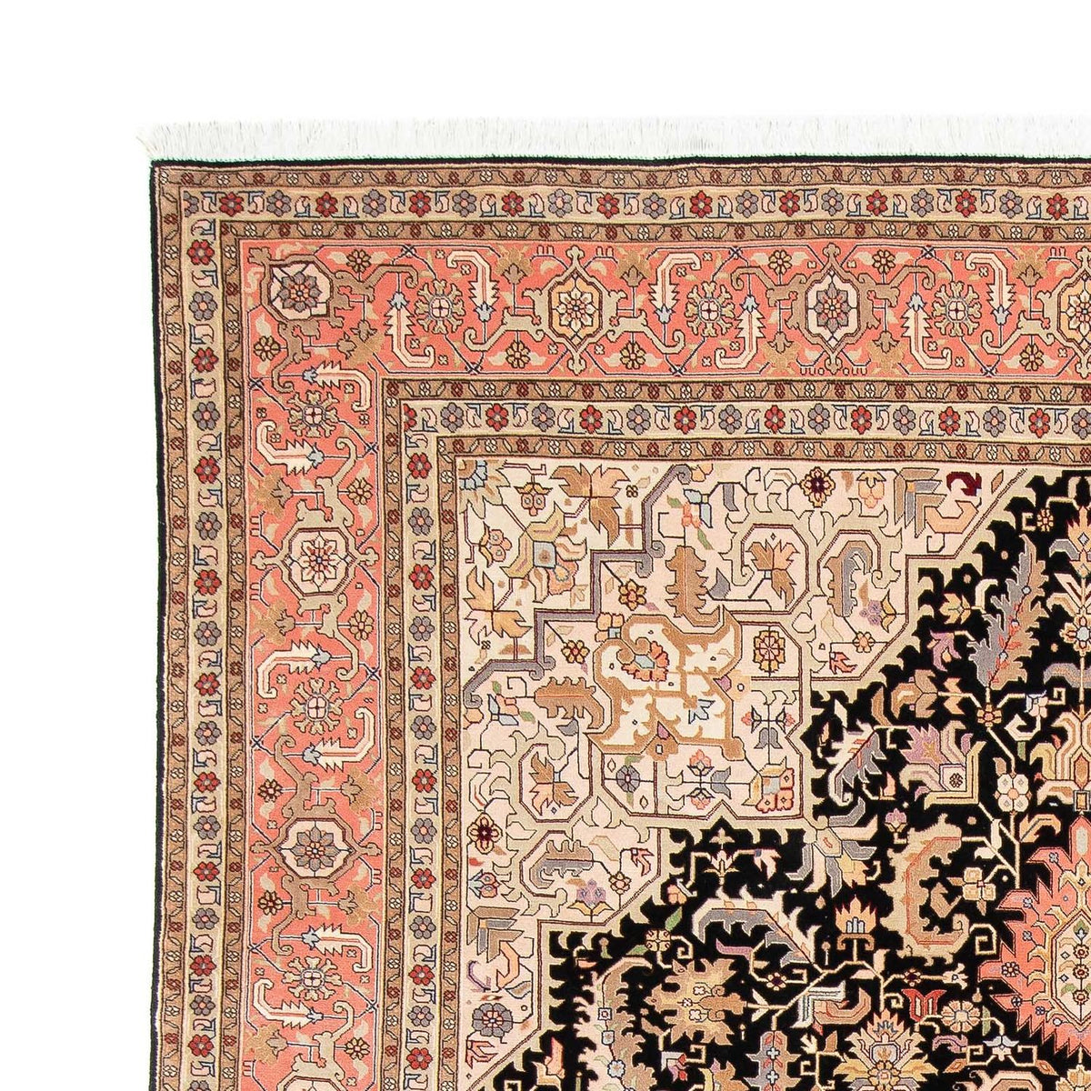 Persisk tæppe - Tabriz - Royal - 311 x 204 cm - mørkeblå