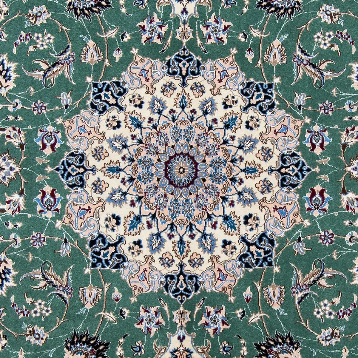 Persisk tæppe - Nain - Royal - 302 x 200 cm - grøn