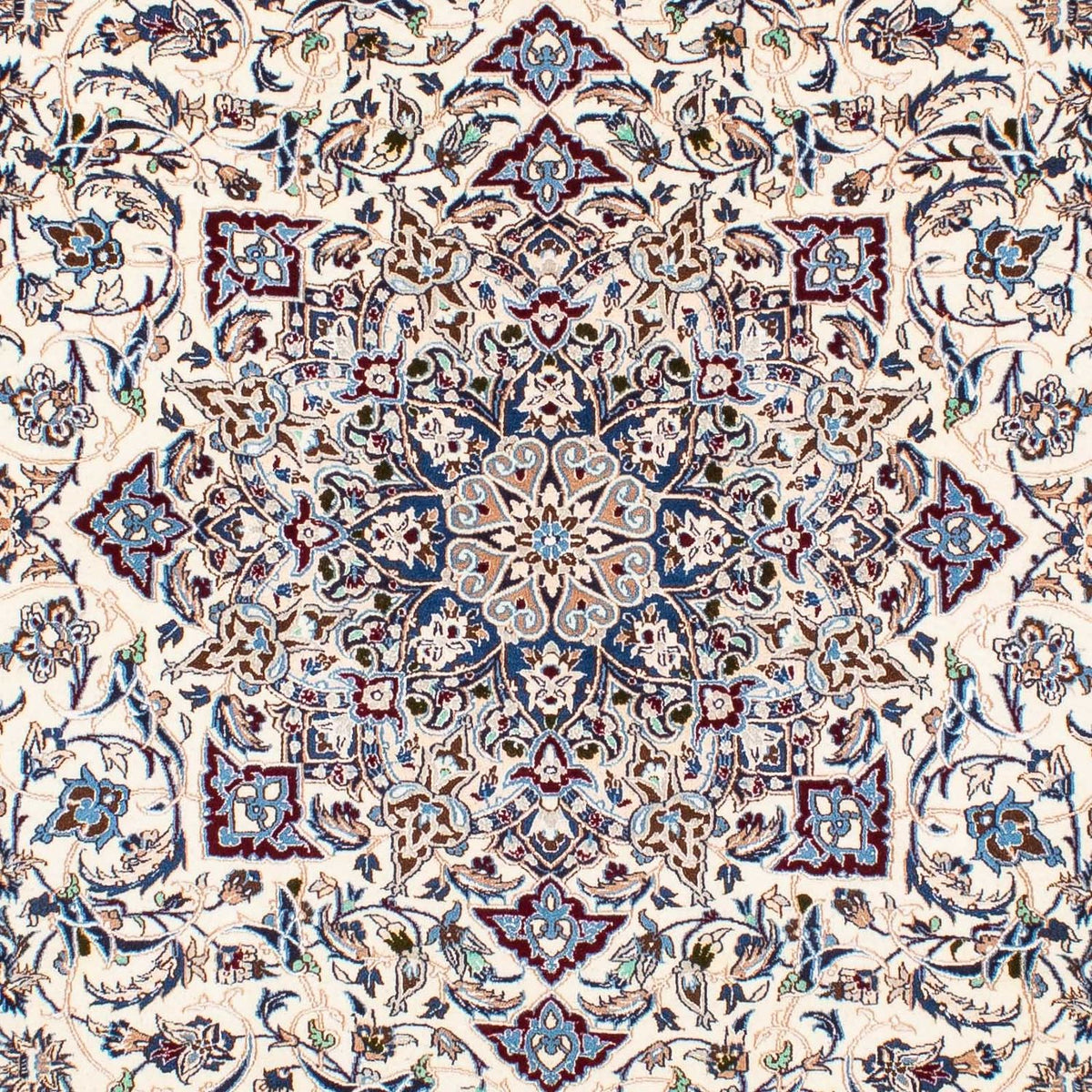Persisk tæppe - Nain - Royal - 240 x 151 cm - beige