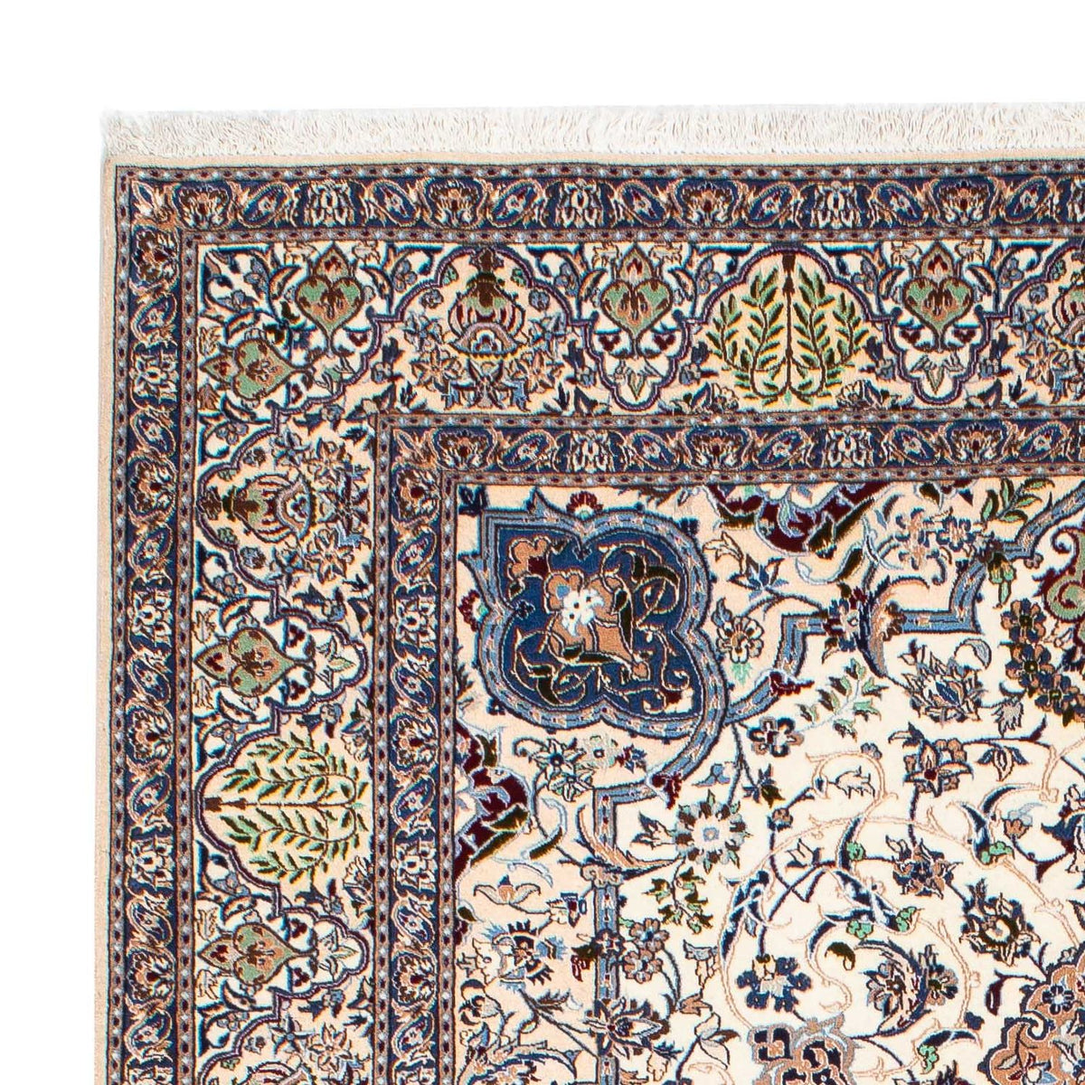 Persisk tæppe - Nain - Royal - 240 x 151 cm - beige