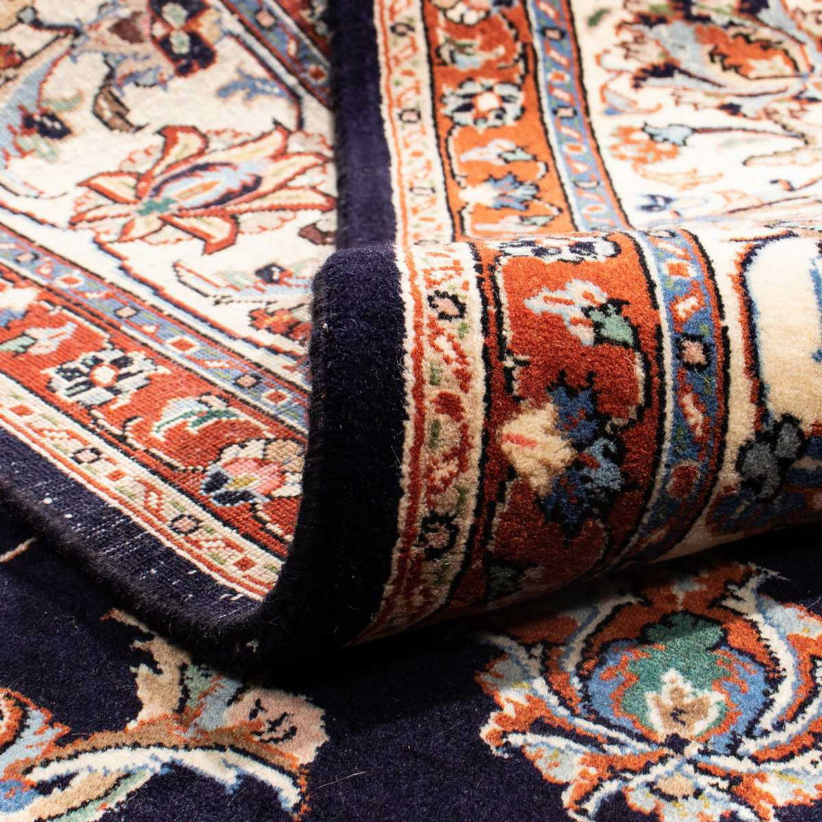 Persisk tæppe - Classic - 282 x 199 cm - mørkeblå