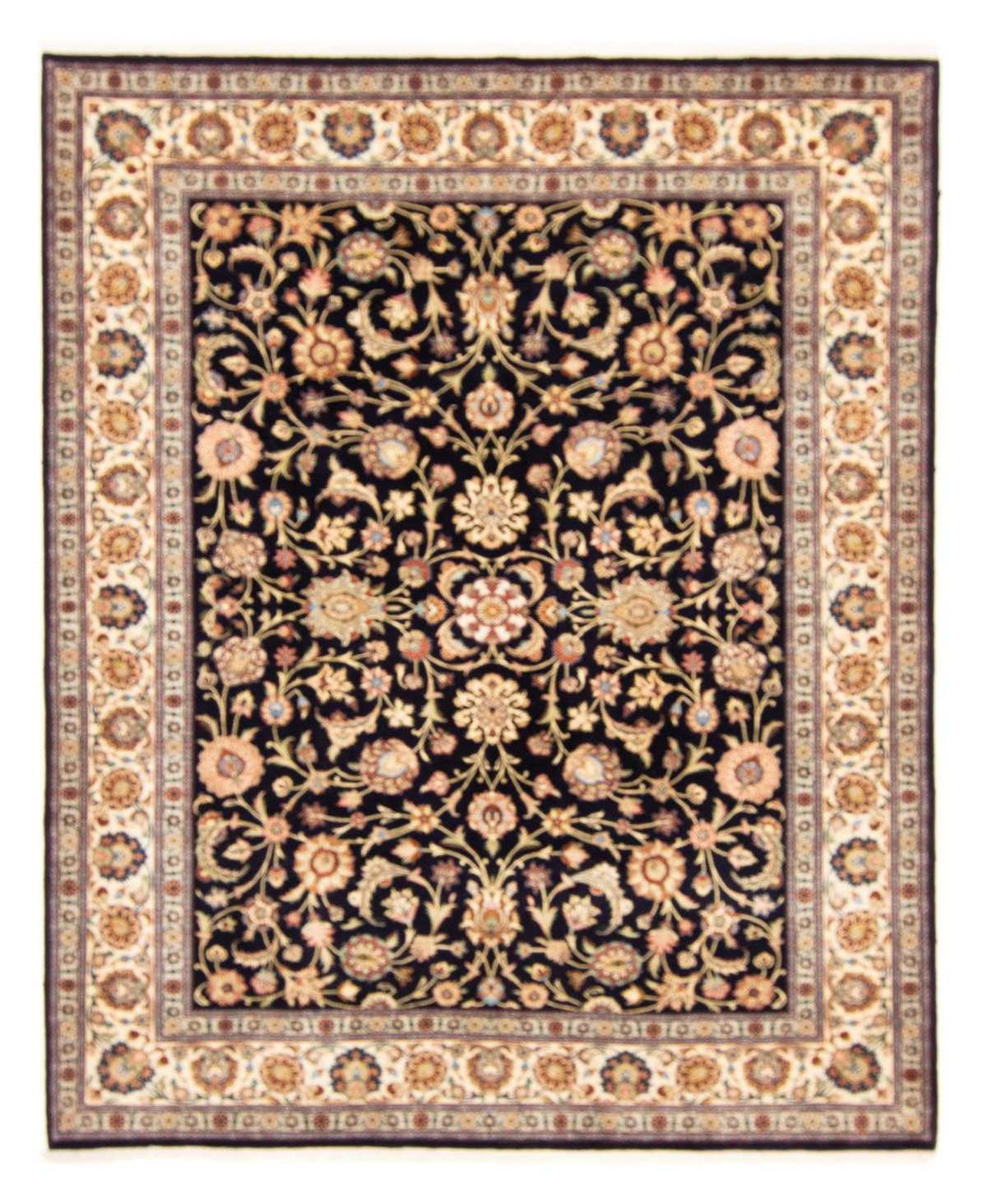 Persisk tæppe - Classic - 276 x 217 cm - mørkeblå