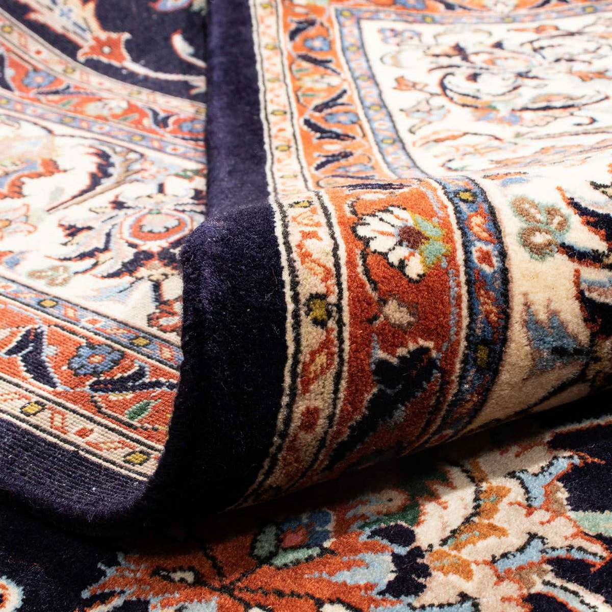 Persisk tæppe - Classic - 282 x 218 cm - mørkeblå