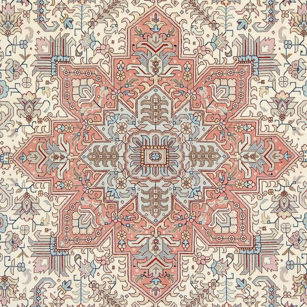 Persisk tæppe - Tabriz - Royal - 310 x 204 cm - beige