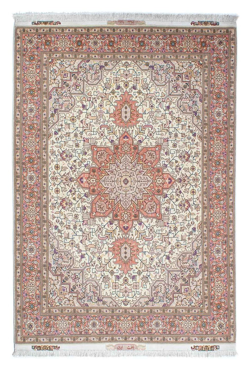 Persisk tæppe - Tabriz - Royal - 212 x 151 cm - beige