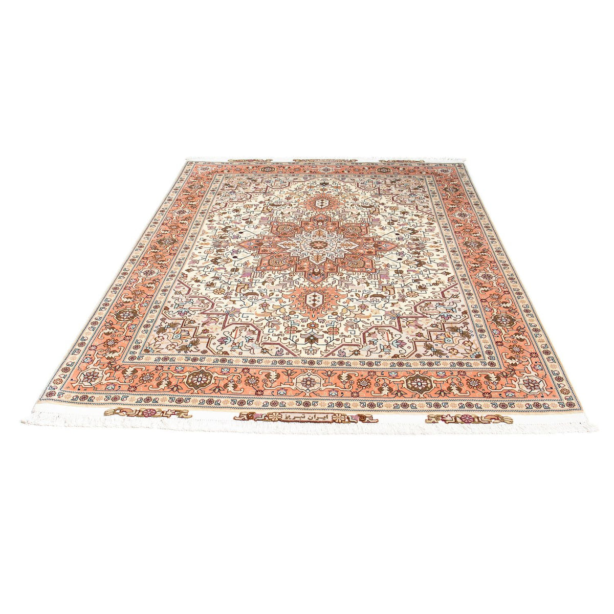 Persisk tæppe - Tabriz - Royal - 208 x 156 cm - beige