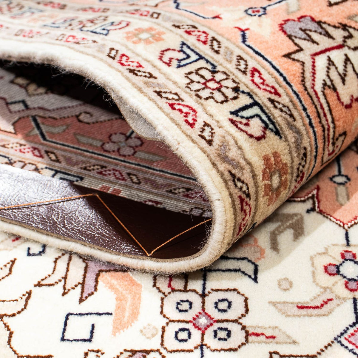 Persisk tæppe - Tabriz - Royal - 208 x 154 cm - beige