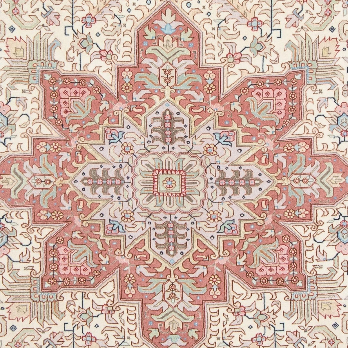 Persisk tæppe - Tabriz - Royal - 303 x 207 cm - beige
