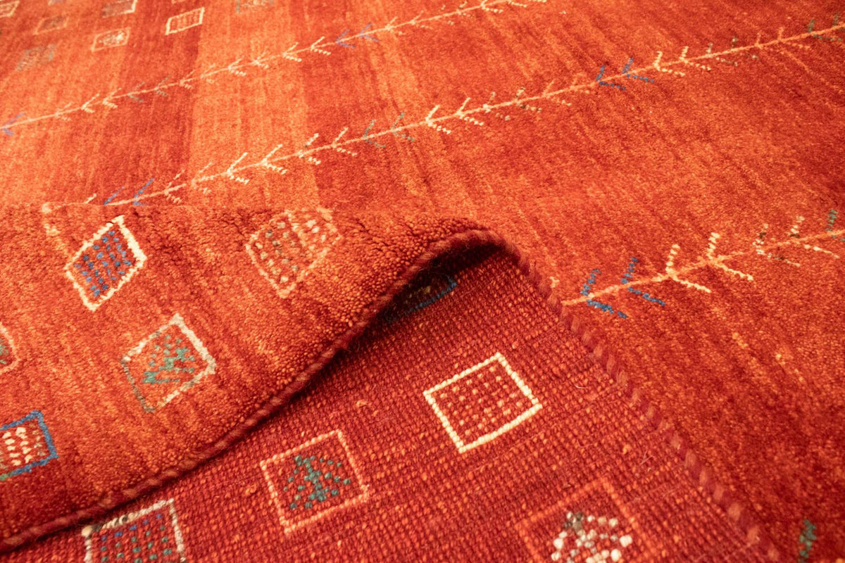 Gabbeh-tæppe - Persisk - 230 x 165 cm - rød