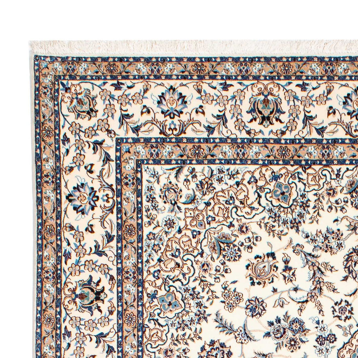 Persisk tæppe - Nain - Premium - 240 x 161 cm - beige